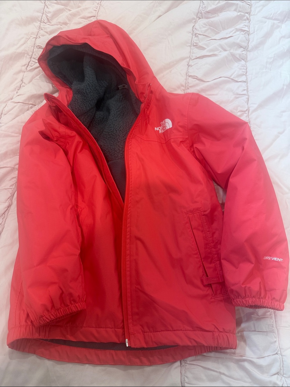 The North Face Kids' Red Hooded Raincoat